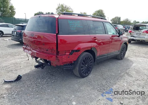 2025 Hyundai Santa Fe Calligraphy из США, поврежденный, VIN 5NMP5DGL8SH091626